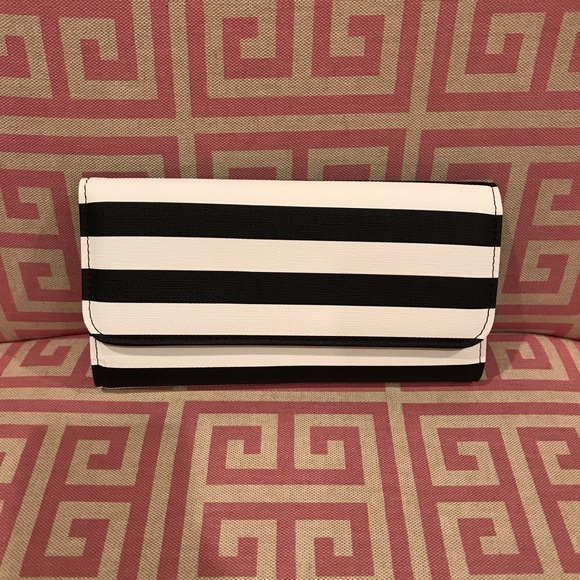 Slim Striped Wallet by Kut from the Kloth - Picture 1 of 7